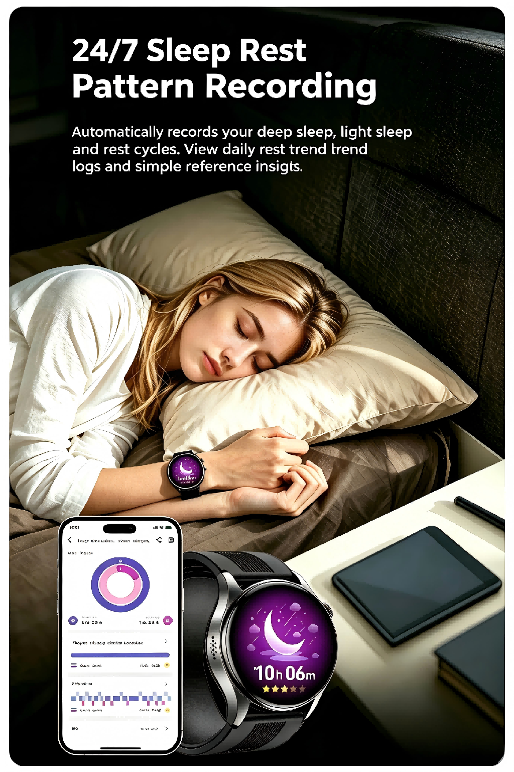 W9 Air-Pump Wellness Watch with ECG